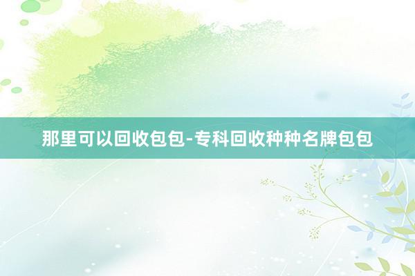 那里可以回收包包-专科回收种种名牌包包